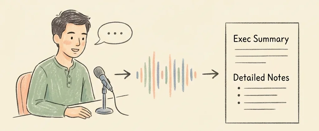 Voice-to-Text Book Notes